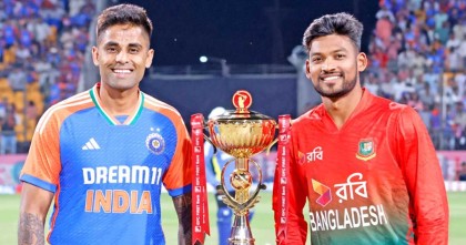 ভারতের বিপক্ষে টস হেরে ব্যাট করছে বাংলাদেশ