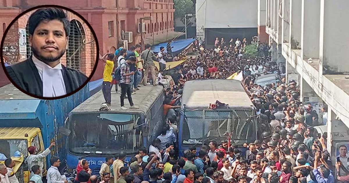 আইনজীবী সাইফুল হত্যা মামলার প্রধান আসামি ৭ দিনের রিমান্ডে
