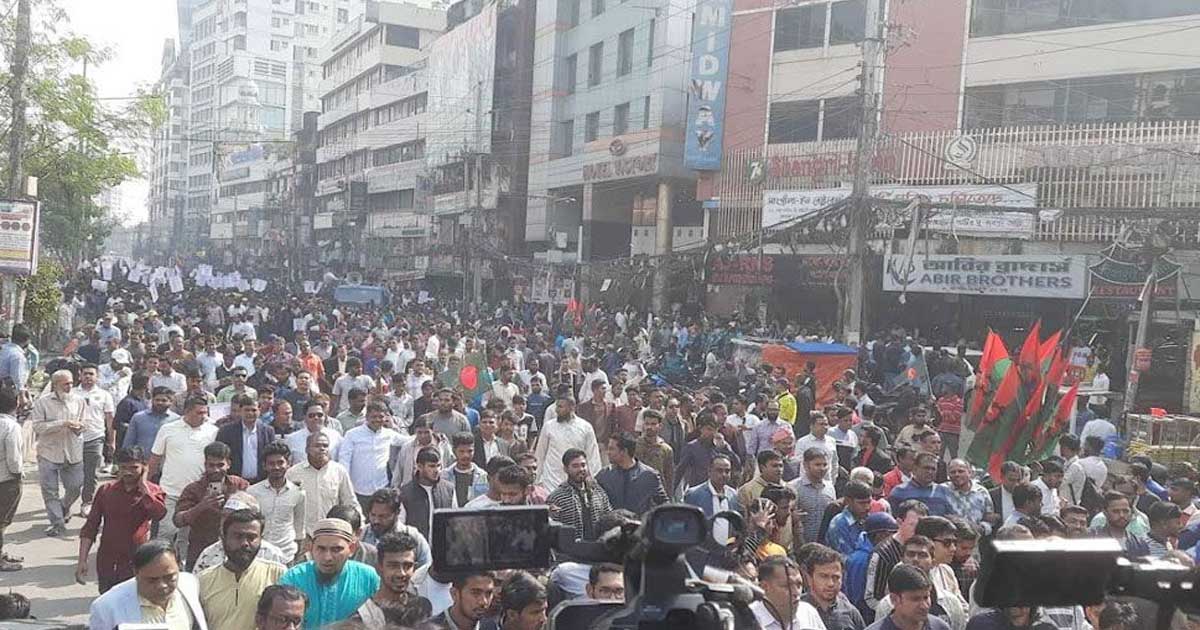 বিএনপির ঢাকা-আখাউড়া লংমার্চ কর্মসূচি বুধবার