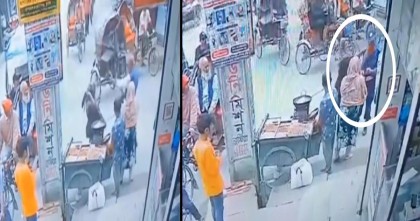 সড়কে দায়িত্বরত পুলিশ সদস্যকে মারধর করলেন দুই নারী