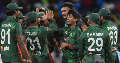 বিজয়ের দিনে রুদ্ধশ্বাস লড়াই শেষে ৭ রানে বাংলাদেশের জয়