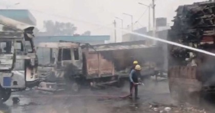 ভারতের জয়পুরে পেট্রোল পাম্পে ভয়াবহ অগ্নিকাণ্ডে নিহত ৫