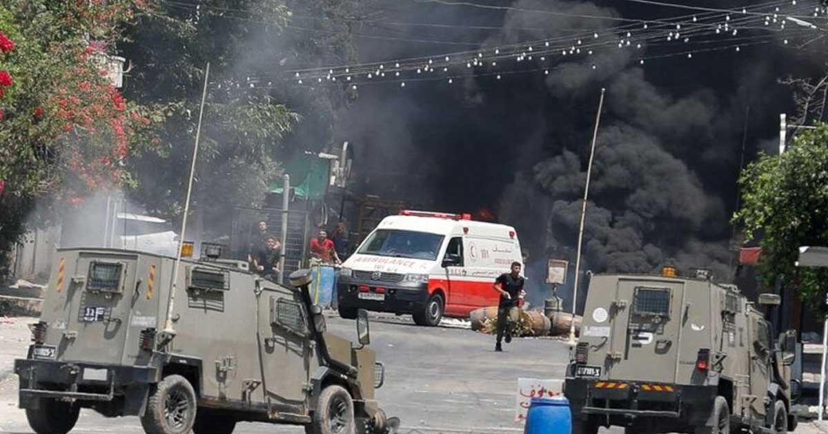 পশ্চিম তীরে ফিলিস্তিনি শরণার্থী শিবিরে ইসরায়েলি হামলায় নিহত ৮