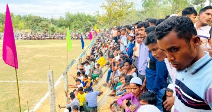 রোহিঙ্গাদের নিয়ে ফুটবল টুর্নামেন্ট ঘিরে দৈনিক লাখ টাকার 'টিকিট-বাণিজ্য'
