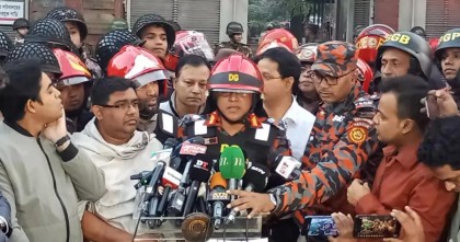 সচিবালয়ের আগুনে আট ও নয় তলার নথিপত্র পুড়ে গেছে: ধারণা ফায়ার ডিজির