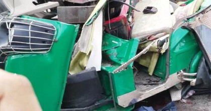ময়মনসিংহে ড্রাম ট্রাক-সিএনজি সংঘর্ষে ৪ জন নিহত