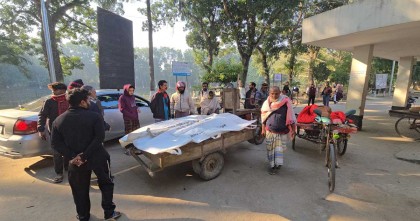 পাবনায় দাড়িয়ে থাকা করিমনে ট্রাকের ধাক্কা, প্রাণ গেলো ৩ দিনমজুরের