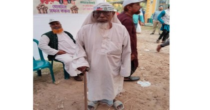 জামায়াতের কর্মী সম্মেলনে শতবর্ষী সদু মিয়া