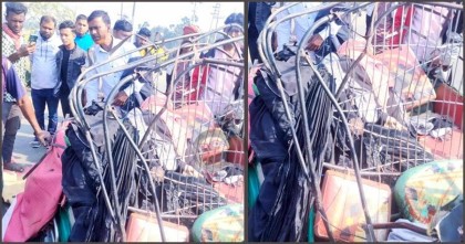 শেরপুরের বাস-সিএনজির সংঘর্ষে তিন নারীসহ নিহত ৬