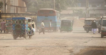 আজ খুবই অস্বাস্থ্যকর ঢাকার বাতাস