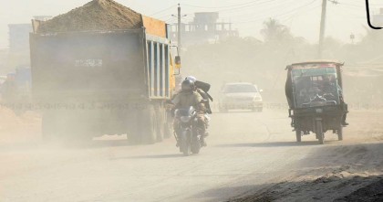 আজ ঢাকার বাতাস খুবই অস্বাস্থ্যকর
