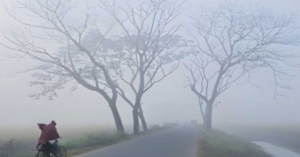 মৃদু শৈতপ্রবাহ অব্যাহত পঞ্চগড়ে, বৃষ্টির মতো ঝরছে শিশির