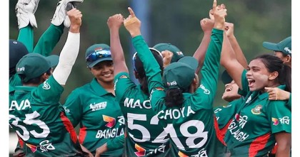 সুপার ওভার থ্রিলারে ইংল্যান্ডের বিপক্ষে বাংলাদেশের মেয়েদের জয়