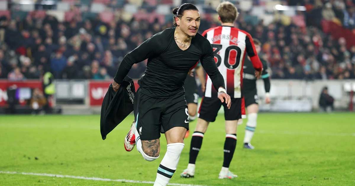 ব্রেন্টফোর্ডের বিপক্ষে ২-০ গোলে লিভারপুলের নাটকীয় জয়