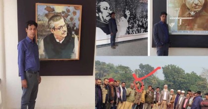 কৃষকদলের মিছিলে মুজিববাদী কলেজ শিক্ষক লালমুদ্দিন, ফেসবুকে তোলপাড়