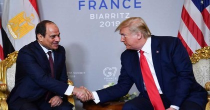 গাজায় যুদ্ধবিরতি আরও দৃঢ় করতে সম্মত ট্রাম্প ও সিসি