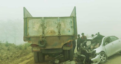  সিলেটে ট্রাক-প্রাইভেট কার সংঘর্ষে দুই বোনসহ নিহত ৪