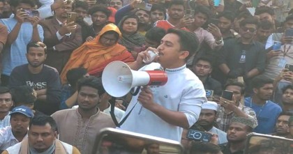 ধৈর্যের বাঁধ ভেঙে ফেললে আরেকটি বিপ্লব দেখতে হবে: সারজিস আলম