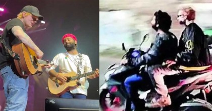 বন্ধু অরিজিতের সাথে স্কুটারে গ্রাম সফরে এড শিরান, ছবি শেয়ার করলেন সোশ্যাল মিডিয়ায়