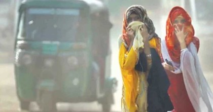 বায়ু দূষণে ঢাকার অবস্থান আজ ১৫, স্কোর ১৪৮  