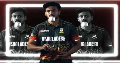 টাইগারদের চ্যাম্পিয়নস ট্রফির জার্সি উন্মোচন