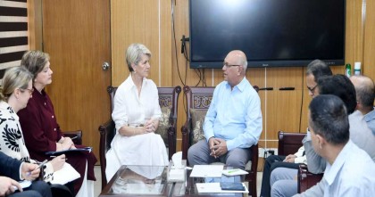 ত্রাণ উপদেষ্টার সঙ্গে জাতিসংঘ মহাসচিবের বিশেষ দূতের সাক্ষাৎ অনুষ্ঠিত  