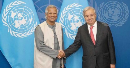 ইউনূস সরকারের প্রতি জাতিসংঘ মহাসচিবের সমর্থন পুনর্ব্যক্ত