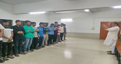 শেকৃবিতে গভীর রাতে র‍্যাগিং 
