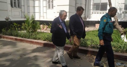 আন্তর্জাতিক অপরাধ ট্রাইব্যুনাল পরিদর্শন করলেন সাবেক দুই রাষ্ট্রদূত