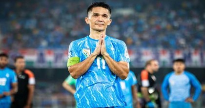 বাংলাদেশের সঙ্গে ম্যাচের আগে অবসর ভাঙলেন ভারতের সুনীল ছেত্রী