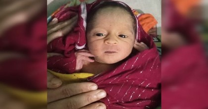 সরাইলে ঝোপঝাড়ে কাঁদছিল নবজাতক: উদ্ধার করলো পুলিশ 