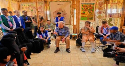 রোহিঙ্গা ক্যাম্প পরিদর্শন করছেন জাতিসংঘ মহাসচিব 