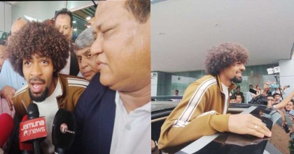দেশে এসে উচ্ছ্বসিত হামজা, ভারতকে হারানোর আশাবাদ
