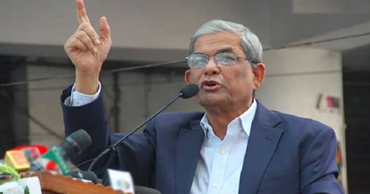 ১০০ গাড়ি নিয়ে যারা নির্বাচন ক্যাম্পেইন করতে যায়, তারা কী করবে আমরা বুঝি: মির্জা ফখরুল