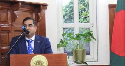 ৫৪ বছর পরও প্রকৃত স্বাধীনতার জন্য রক্ত ঝরাতে হয়েছে: রাষ্ট্রদূত মুশফিক