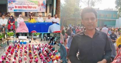 সিরাজগঞ্জে ফেসবুকের কল্যাণে ২৬০  পরিবার পেল ঈদ বাজার