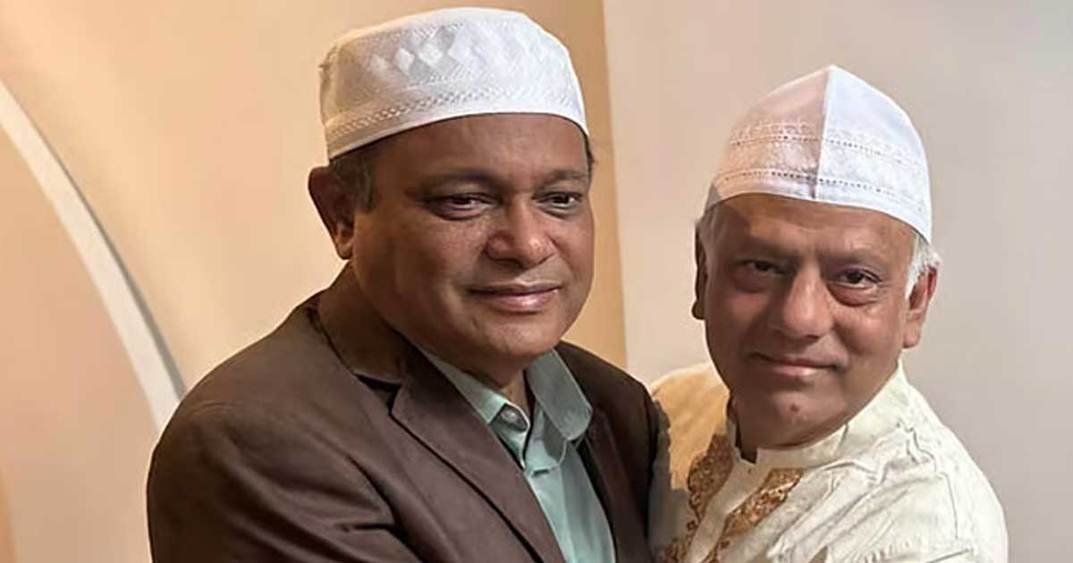 লন্ডনে ঈদ জামাতে হাছান মাহমুদ