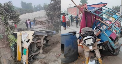 সিরাজগঞ্জে ট্রাক-অটোভ্যানের সংঘর্ষ, শিশুসহ নিহত ২