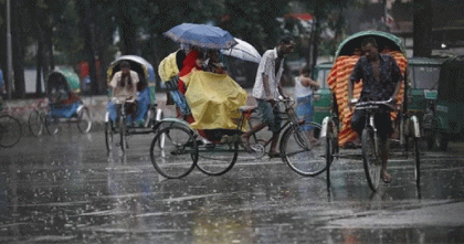 ২৪ ঘণ্টায় ঢাকায় ৯ মিলিমিটার বৃষ্টিপাত রেকর্ড