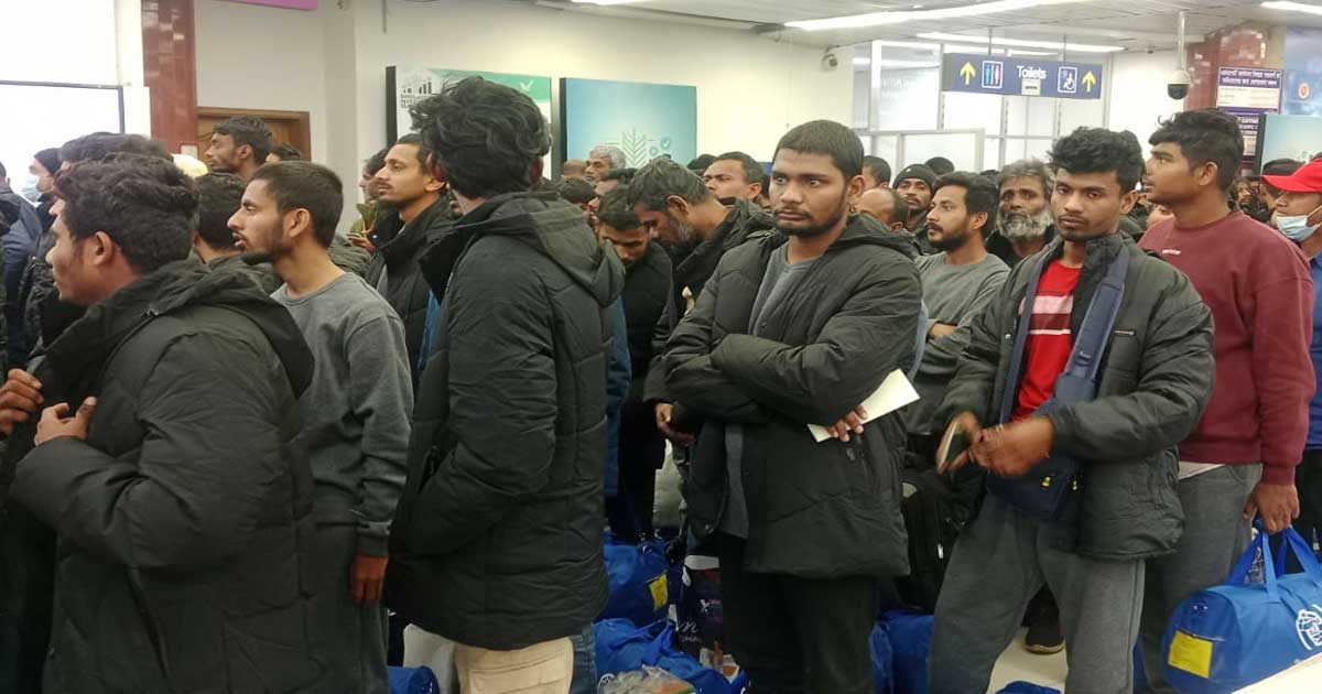 লিবিয়া থেকে দেশে ফিরলেন আরও ১৬৭ বাংলাদেশি
