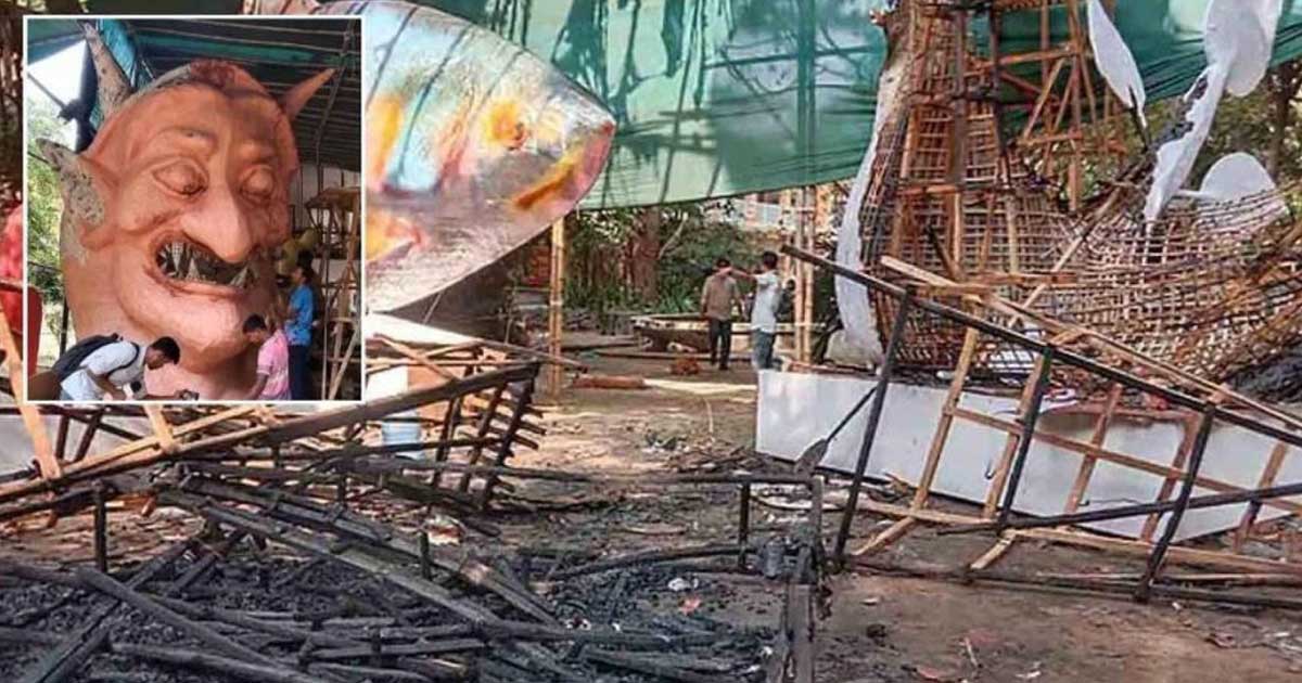 নববর্ষের মূল মোটিফে আগুন, যা দেখা গেল সিসিটিভি ফুটেজে