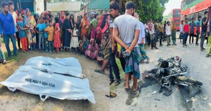 কুষ্টিয়ায় বাসের ধাক্কায় ২ মোটরসাইকেল আরোহী নিহত