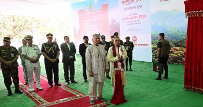 সম্প্রীতি ভবনের ভিত্তিপ্রস্তর স্থাপন করেছেন প্রধান উপদেষ্টা