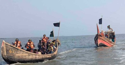 আরাকান আর্মির হাতে আটক ৫৫ জেলেকে ফেরত আনল বিজিবি