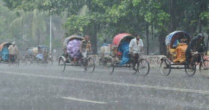 তীব্র গরমের পর স্বস্তির বৃষ্টি