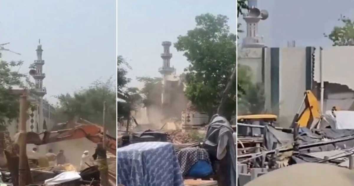 ভারতের হরিয়ানায় ভেঙে গুঁড়িয়ে দেয়া হলো ৫০ বছরের পুরোনো মসজিদ  