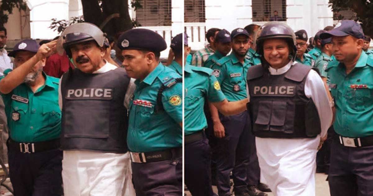 বাড়াবাড়ি করলে তোদের চৌদ্দ গোষ্ঠী খেয়ে ফেলব, পুলিশ সদস্যদের ইনু-শাহজাহান খান