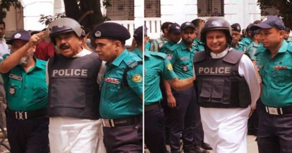 বাড়াবাড়ি করলে তোদের চৌদ্দ গোষ্ঠী খেয়ে ফেলব, পুলিশ সদস্যদের ইনু-শাহজাহান খান