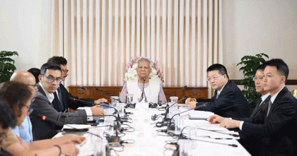 চীনের সঙ্গে দ্বিপাক্ষিক পরিকল্পনা এখন আমাদের সর্বোচ্চ অগ্রাধিকার: প্রধান উপদেষ্টা