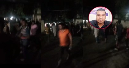 যুবলীগ নেতা গ্রেপ্তার, থানার সামনে অনুসারীরা দিলেন বিএনপির স্লোগান
